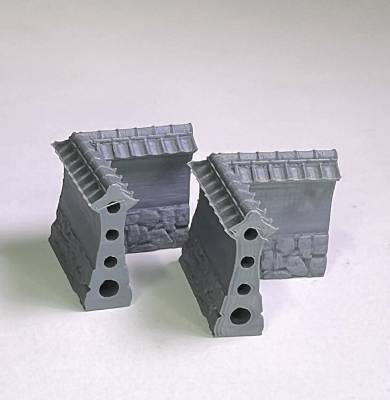 Japanese Castle Wall Corners (2)